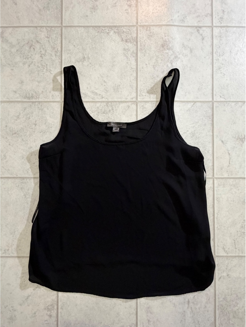 Primark Black Sleeveless Tank Top Size 14 US / 18 UK